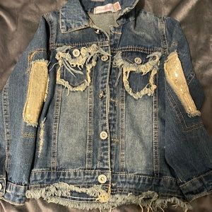 3t girl Jean jacket also size 120..